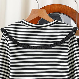 Girls Striped Long Sleeves Top With Palazzos