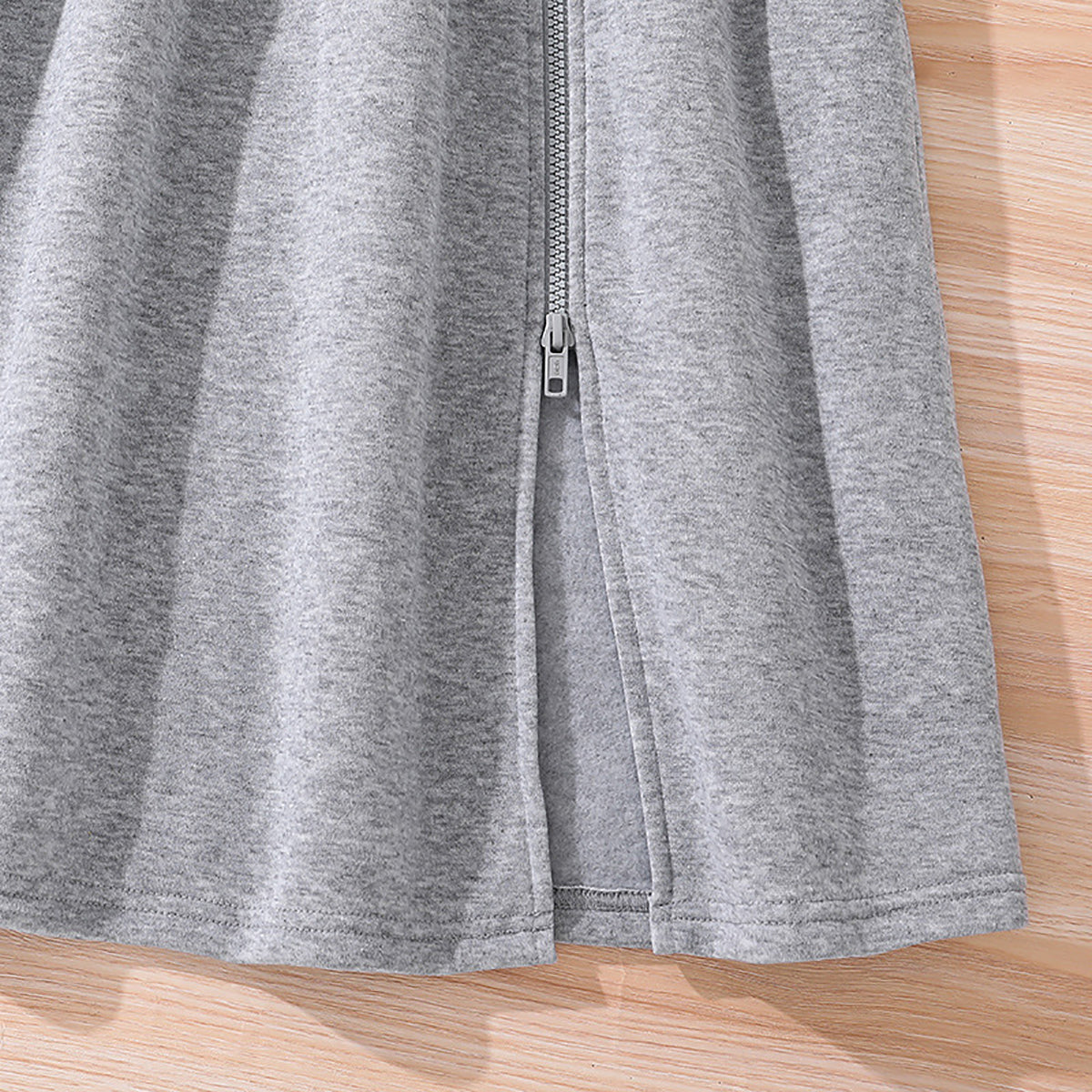 Girls Mock Neck Fit and Flare Dress
