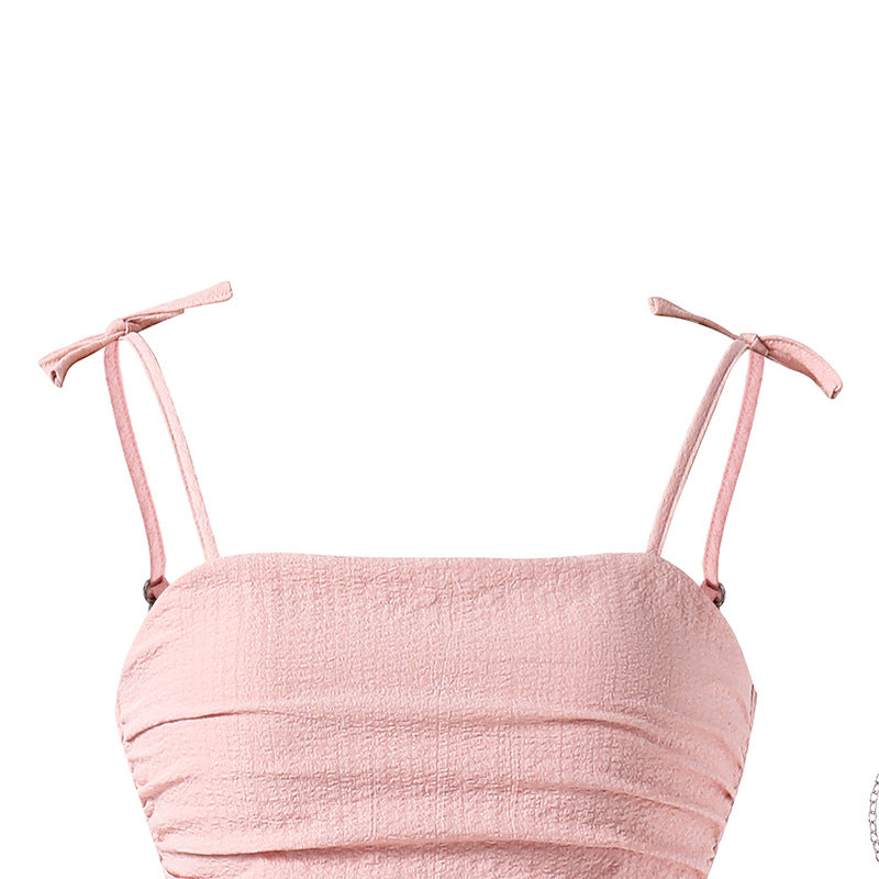 Girls Sleeveless A-Line Midi Dress