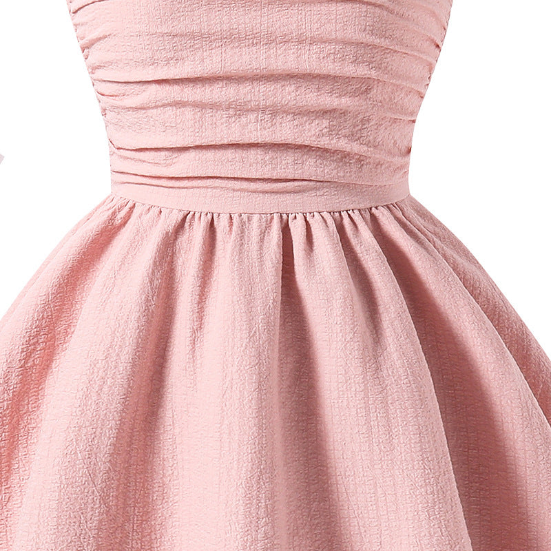 Girls Sleeveless A-Line Midi Dress
