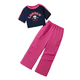 Printed Top and Skirt Set