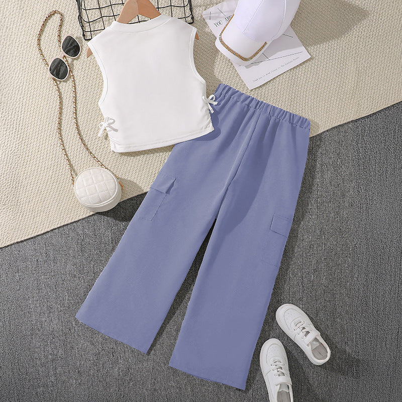 Printed Top and Trousers Set