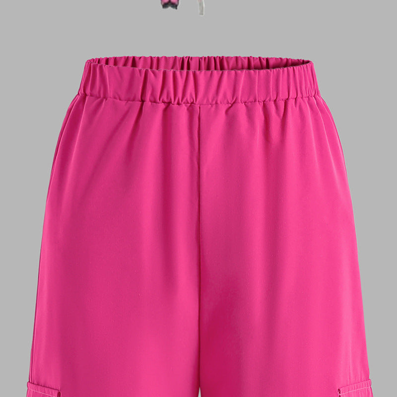 Girls Printed T-Shirt With Trousers