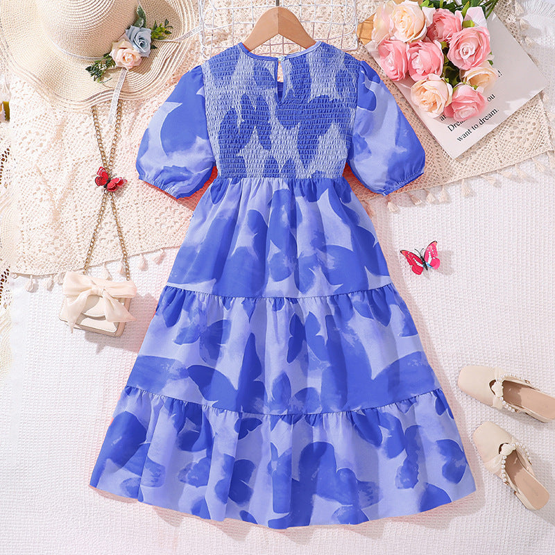 Graphic Fit and Flare Dress