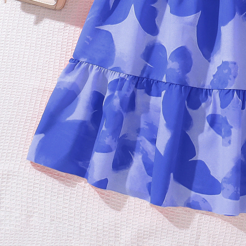 Graphic Fit and Flare Dress
