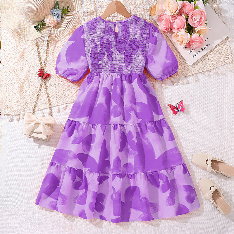 Graphic Fit and Flare Dress