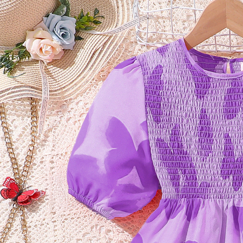 Graphic Fit and Flare Dress