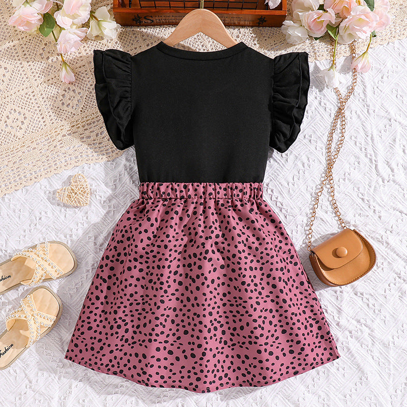 Solid Top and Skirt Set