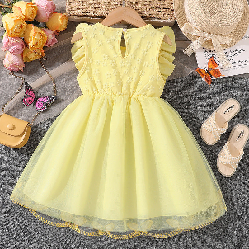 Solid Fit and Flare Dress