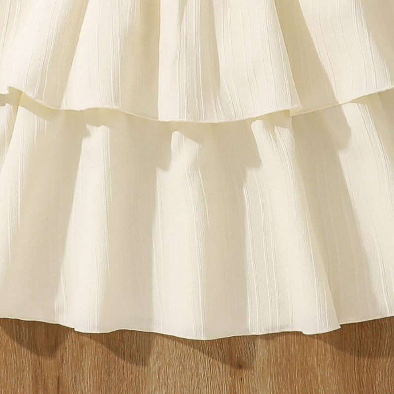 Solid Fit and Flare Dress
