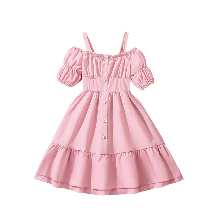 Solid Fit and Flare Dress