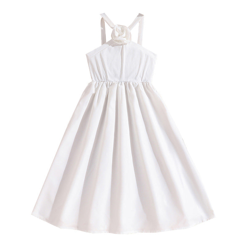 Solid Fit and Flare Dress