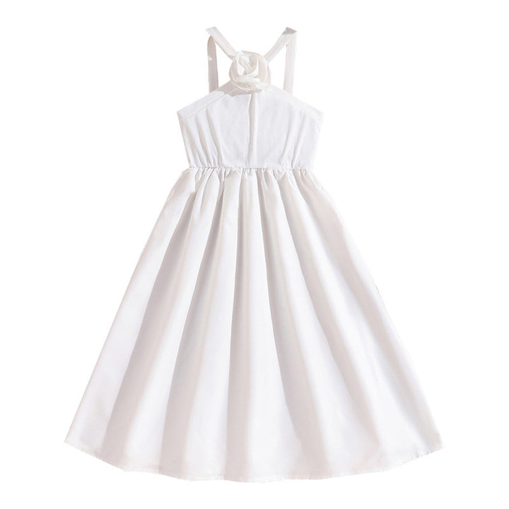 Solid Fit and Flare Dress