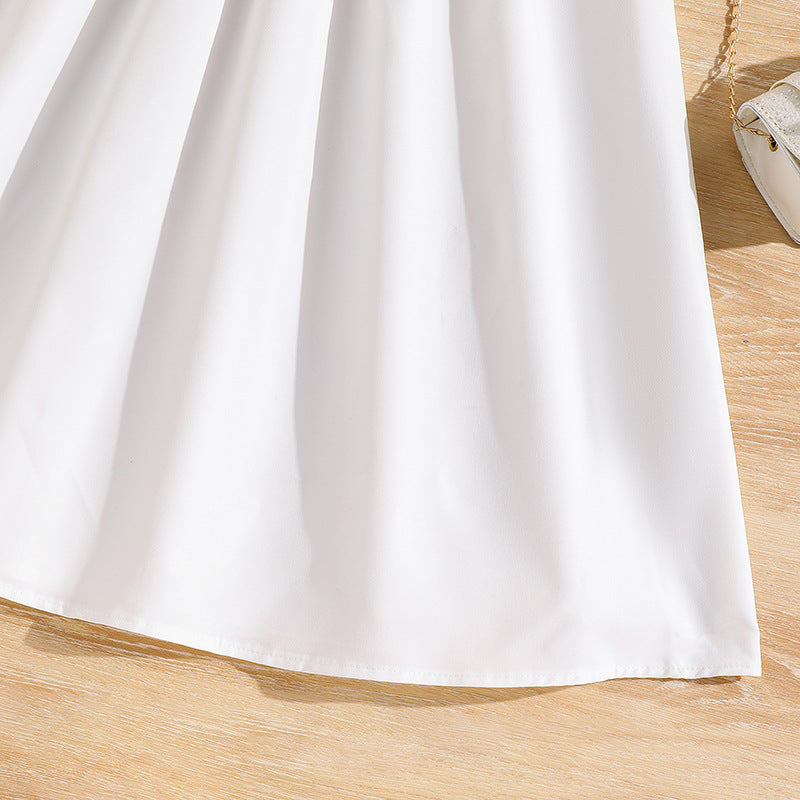 Solid Fit and Flare Dress