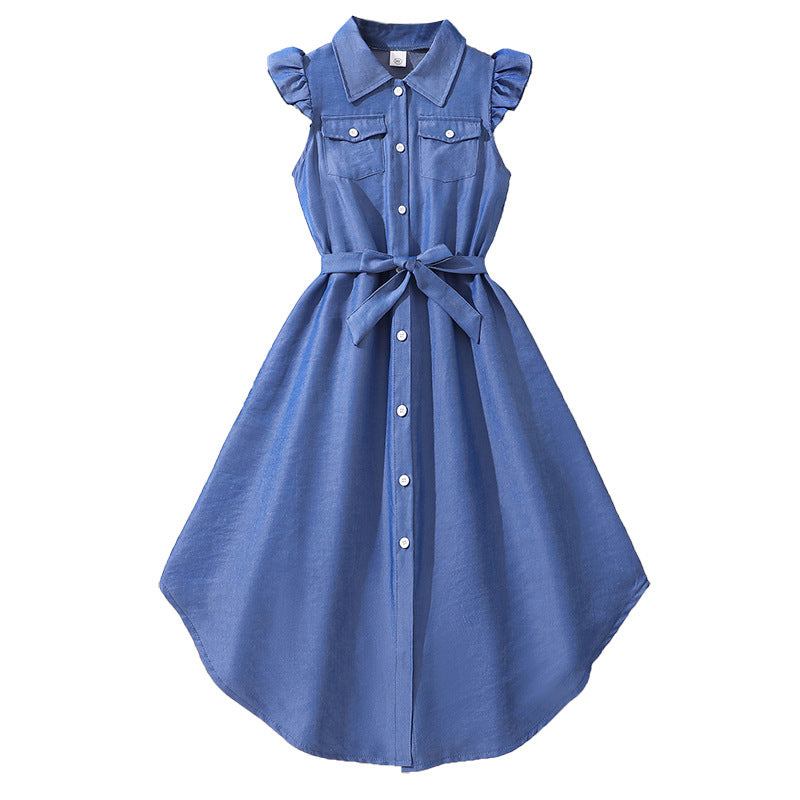 Solid Shirt Dress