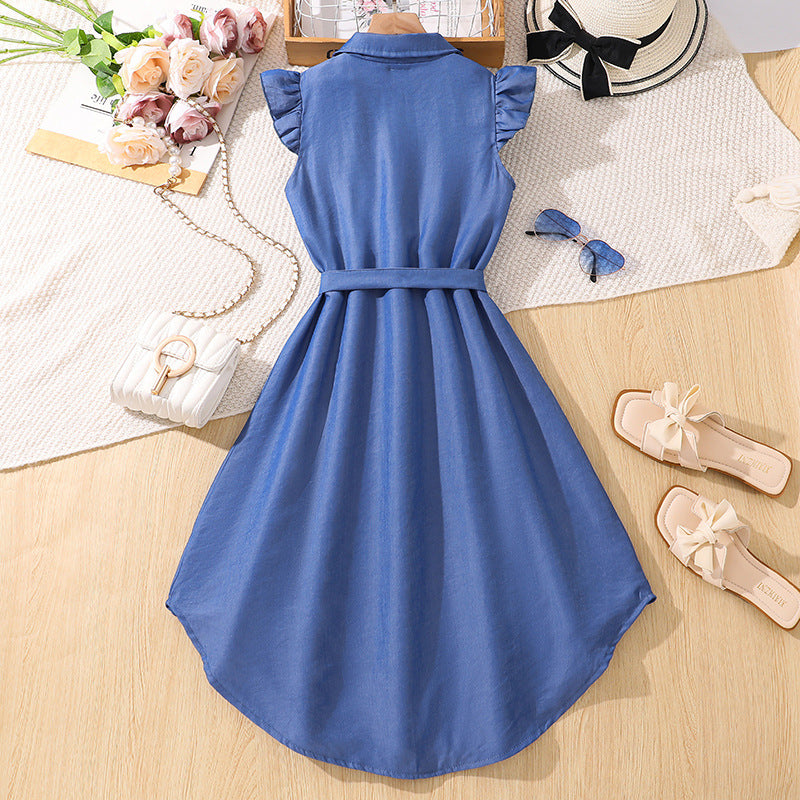 Solid Shirt Dress