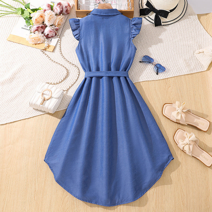 Solid Shirt Dress