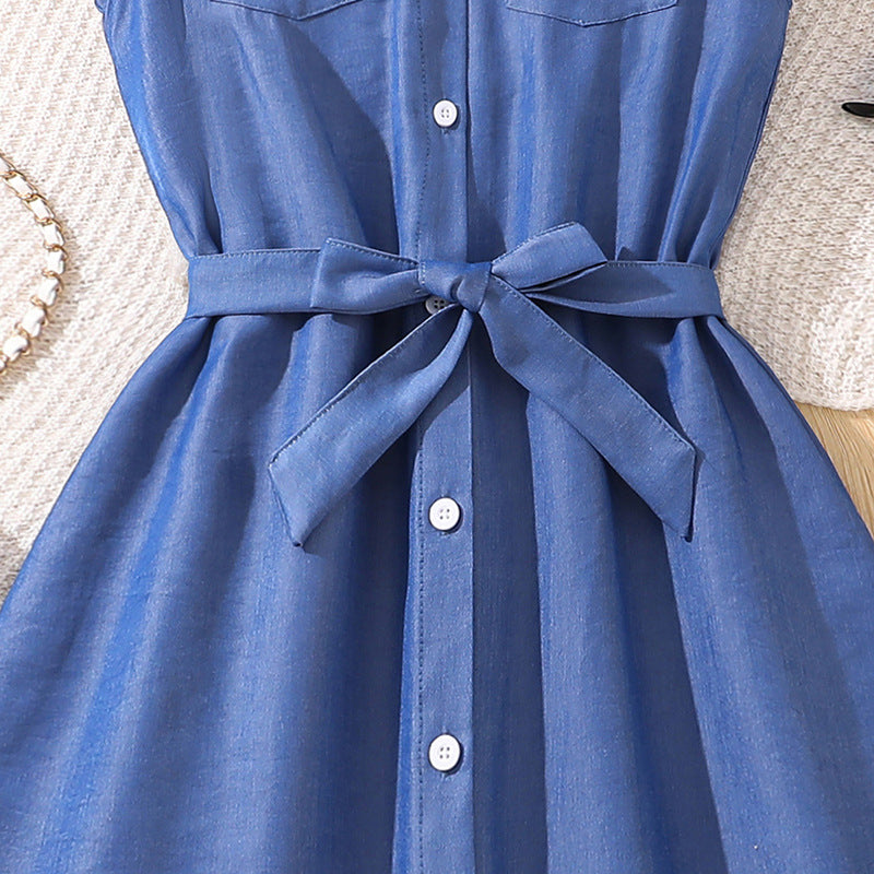 Solid Shirt Dress