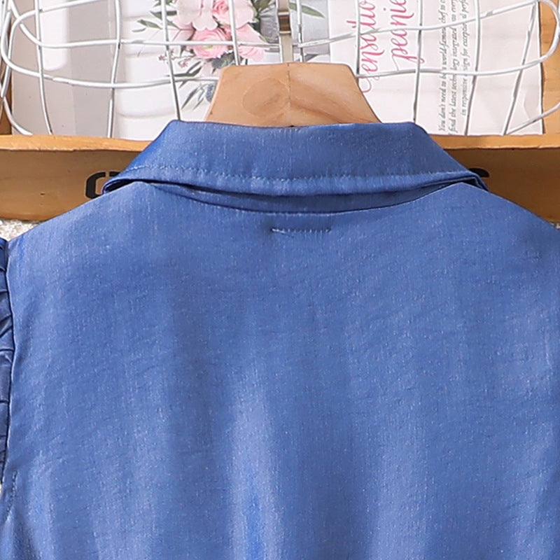 Solid Shirt Dress