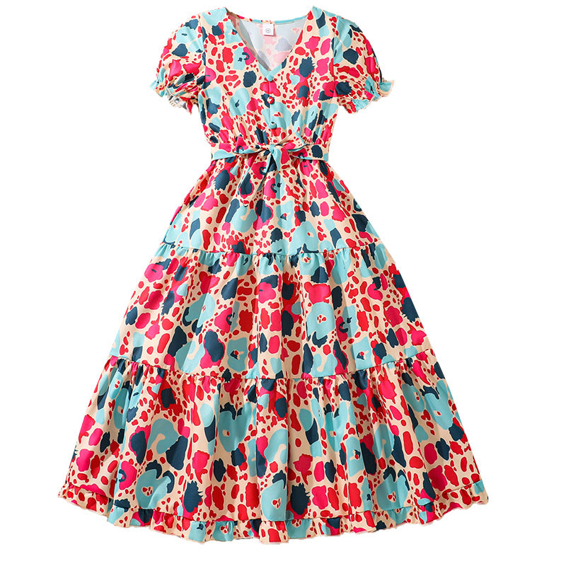 Graphic A-Line Dress