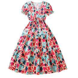 Graphic A-Line Dress