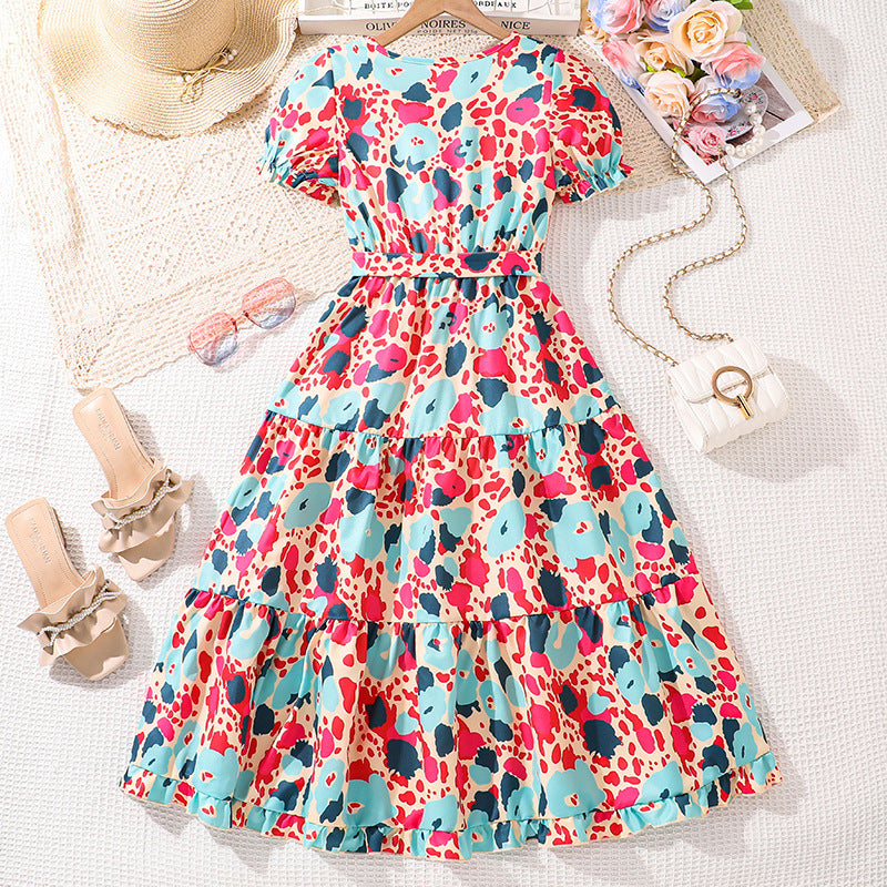 Graphic A-Line Dress