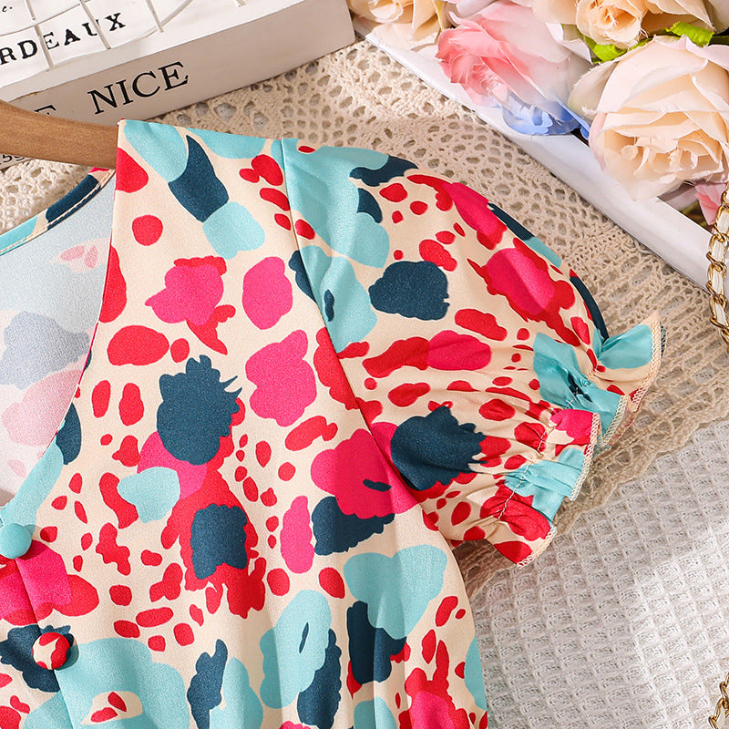 Graphic A-Line Dress