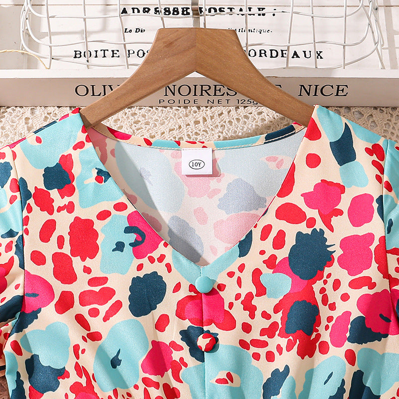 Graphic A-Line Dress