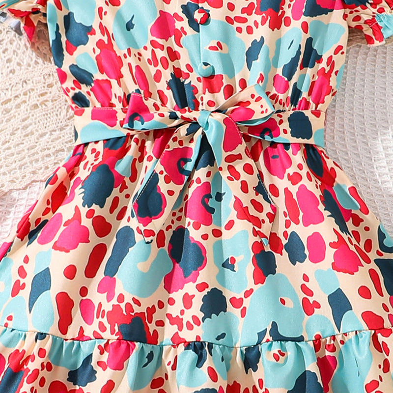 Graphic A-Line Dress