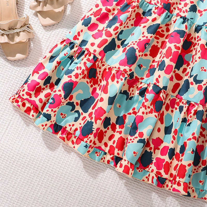 Graphic A-Line Dress