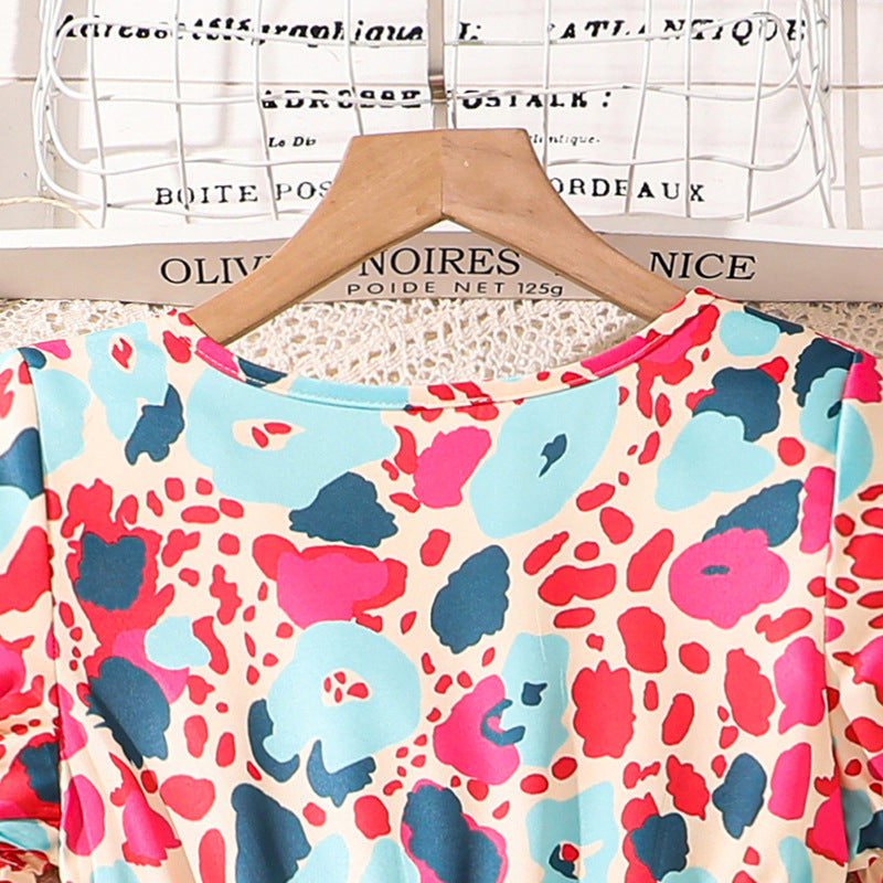 Graphic A-Line Dress