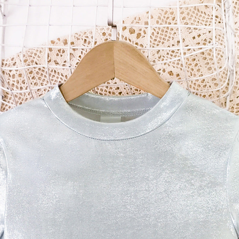 Solid Top and Trousers Set
