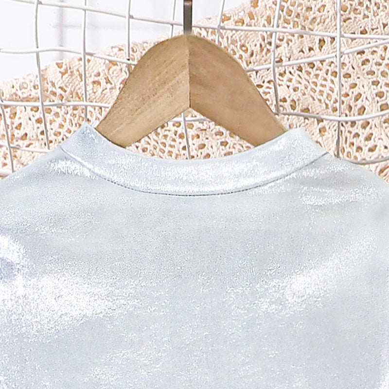 Solid Top and Trousers Set