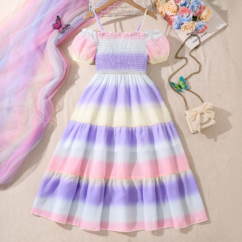 Solid A-Line Dress