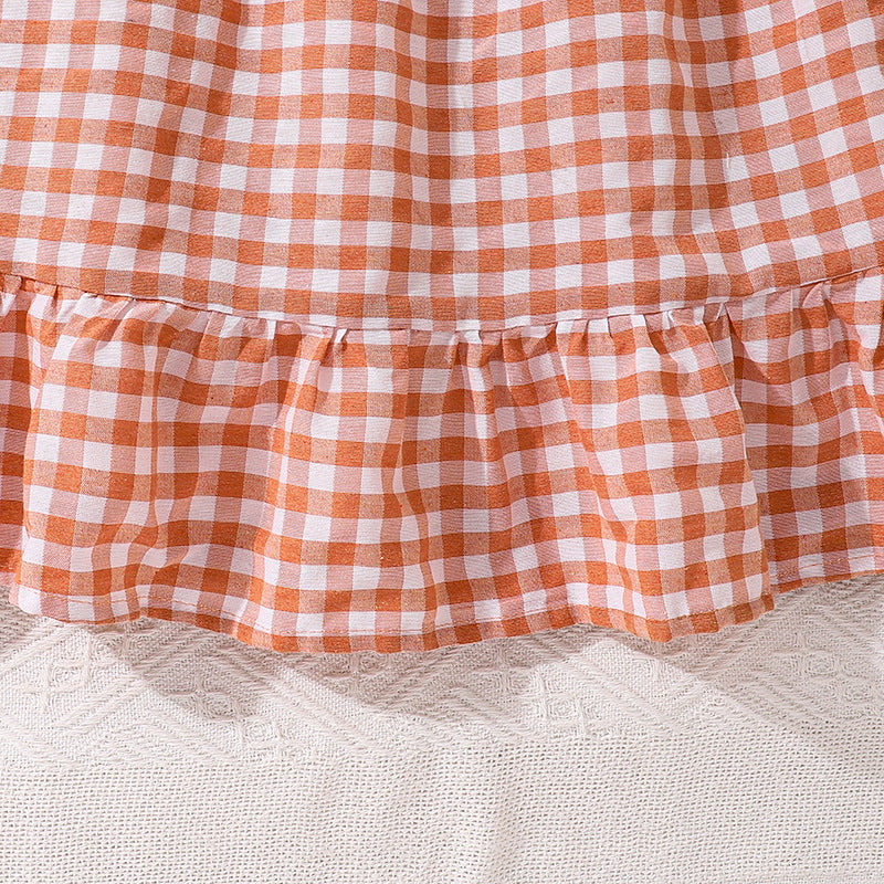 Solid Top and Skirt Set