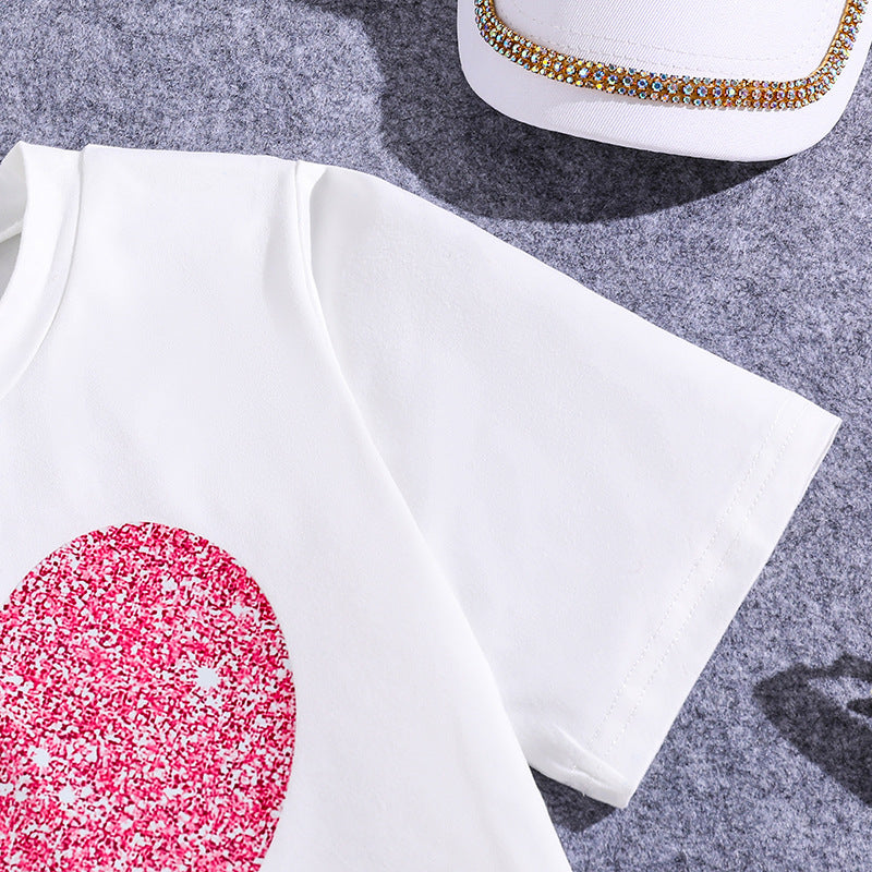Printed Top and Shorts Set