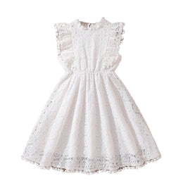 Solid Fit and Flare Dress