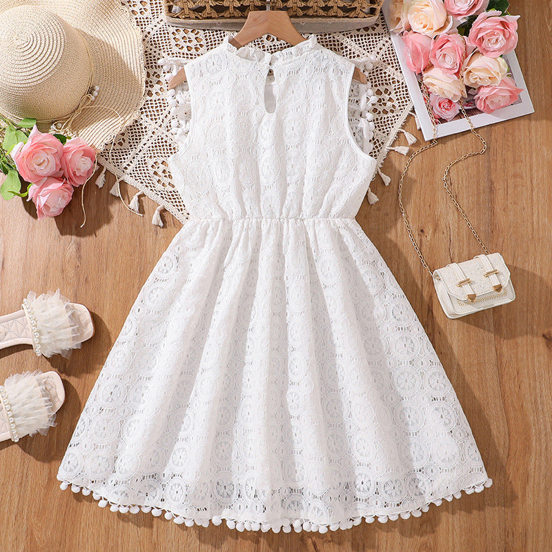 Solid Fit and Flare Dress