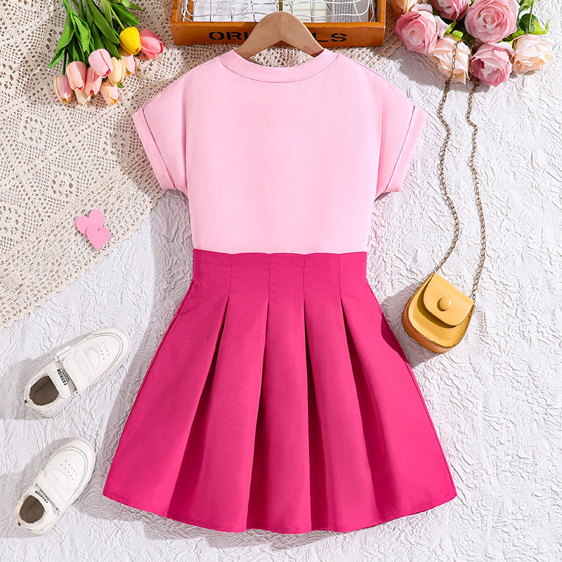 Printed Top and Skirt Set