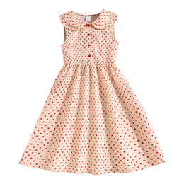 Polka Dots Fit and Flare Dress