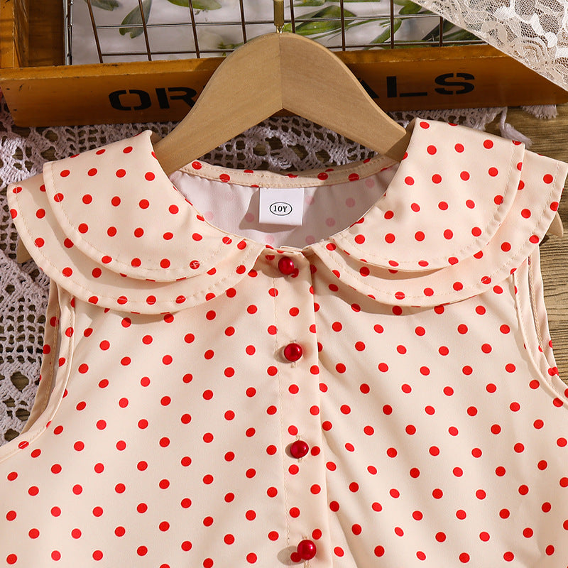 Polka Dots Fit and Flare Dress
