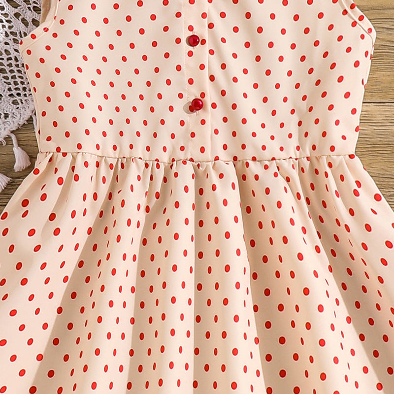 Polka Dots Fit and Flare Dress