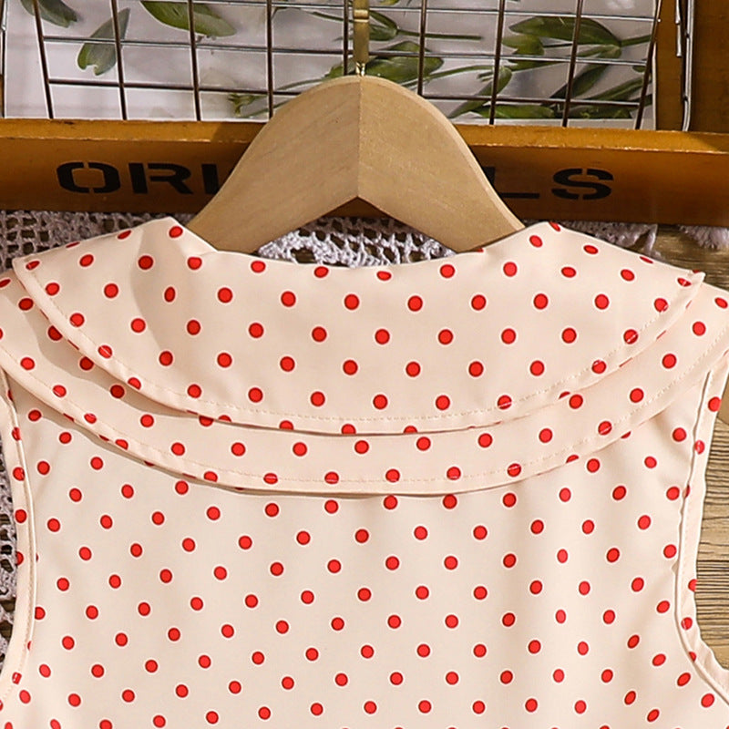 Polka Dots Fit and Flare Dress