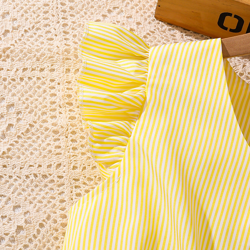 Solid Top and Skirt Set