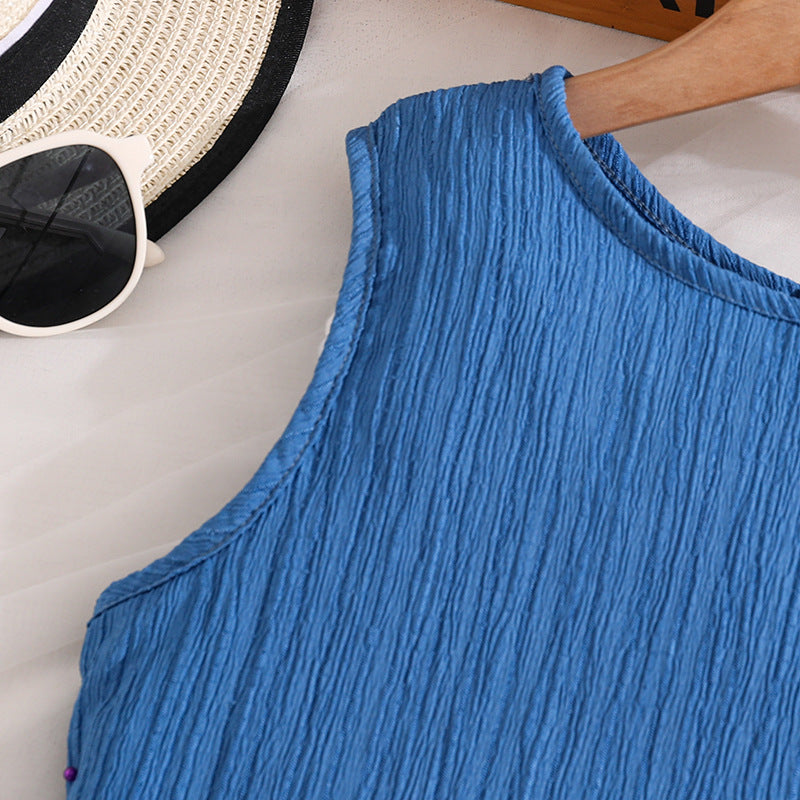 Solid Top and Shorts Set