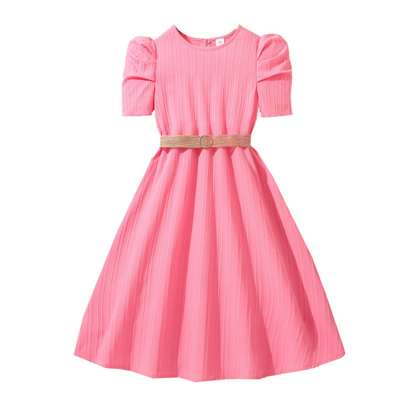 Women Solid A-Line Midi Dress