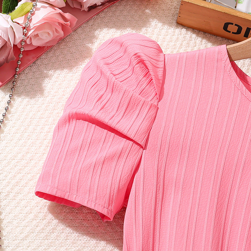 Women Solid A-Line Midi Dress