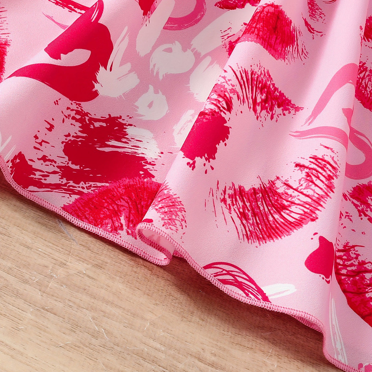 Girls Floral Print Fit & Flare Dress