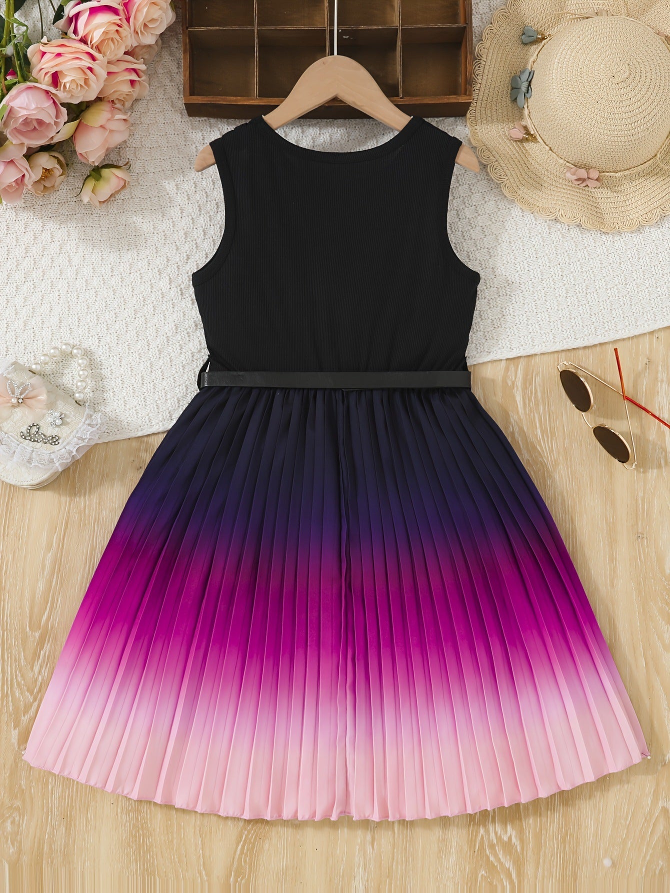 Print Fit & Flare Dress