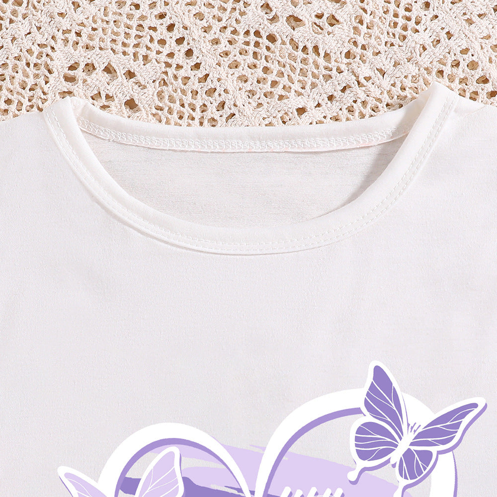 Girls Graphic Printed T-shirt
